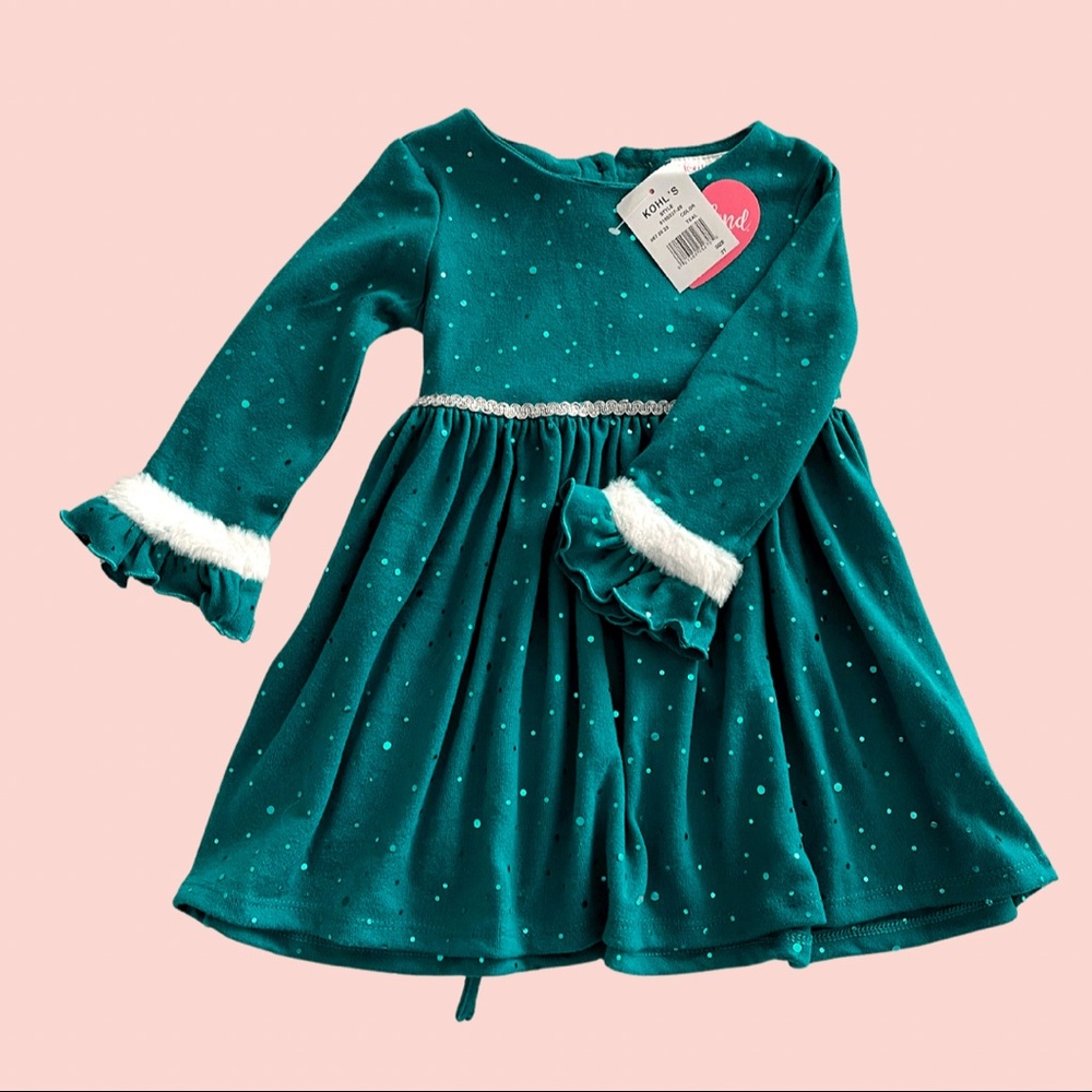Youngland 2T Teal Dress